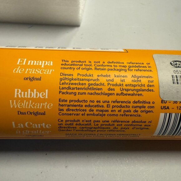 World Scratch Map- Deluxe Edition LARGE Luckies Of London - Picture 5 of 8